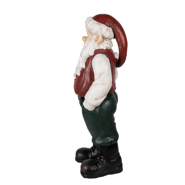Clayre & Eef Beeld kerstman 26x25x51 cm polyresin kerstdecoratie 2584612 large