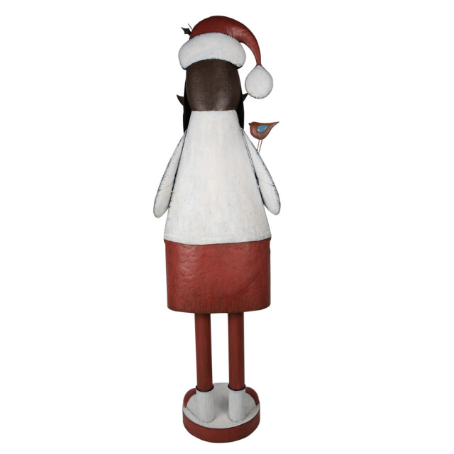 Clayre & Eef Beeld kerstman 206 cm ijzer kerstdecoratie 2709843 large