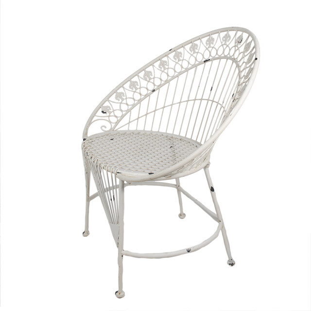 Clayre & Eef Tuinstoel 82x50x90 cm ijzer 2875086 large