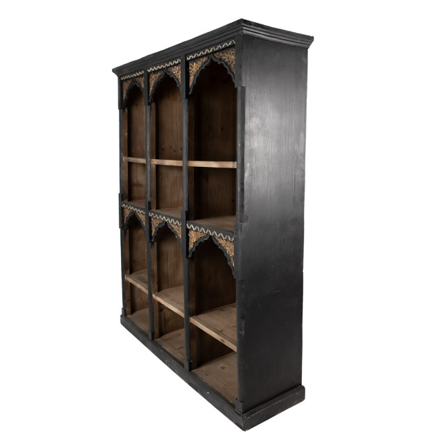 Clayre & Eef Boekenkast 152x40x193 cm hout vakkenkast 2649060 large