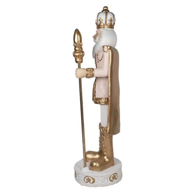 Clayre & Eef Beeld notenkraker 178 cm polyresin kerstdecoratie 2615682 large