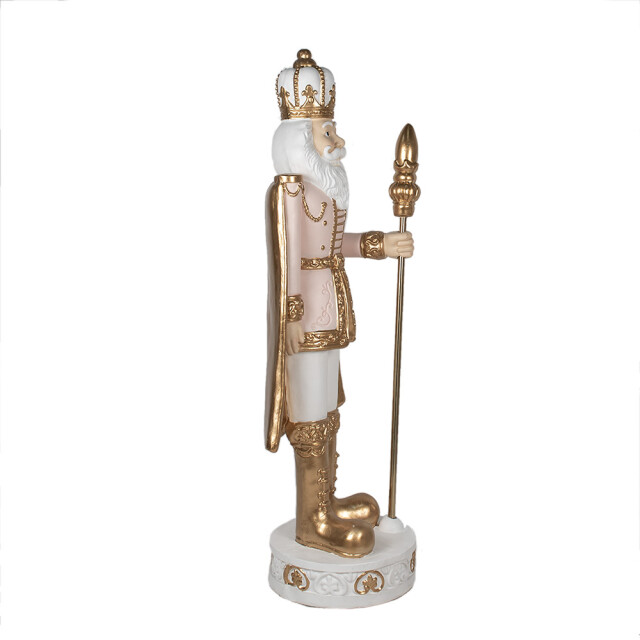 Clayre & Eef Beeld notenkraker 178 cm polyresin kerstdecoratie 2615682 large