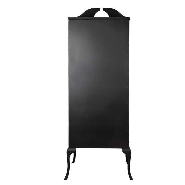 Clayre & Eef Vitrinekast 68x43x181 cm ijzer glas boekenkast 2757357 large