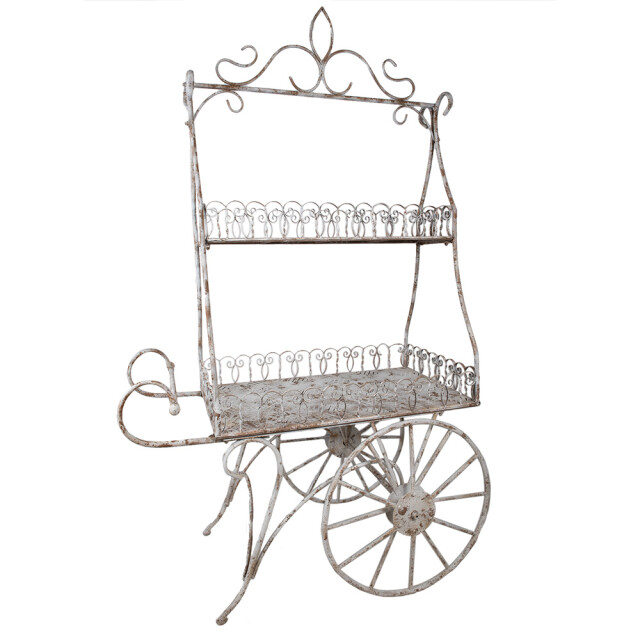 Clayre & Eef Planthouder 131x79x220 cm bruin ijzer plantenstandaard 2920284 large