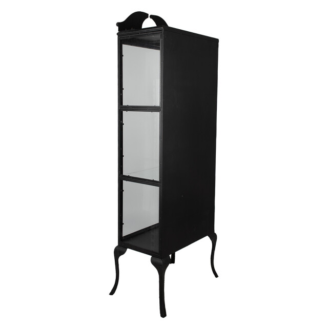 Clayre & Eef Vitrinekast 68x43x181 cm ijzer glas boekenkast 2757357 large