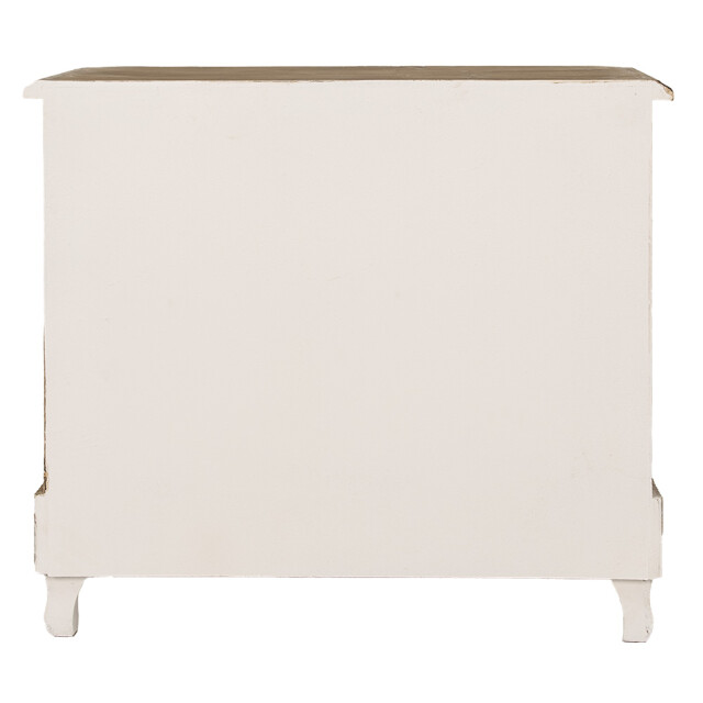 Clayre & Eef Dressoir 92x40x86 cm beige hout ladekast 2659363 large