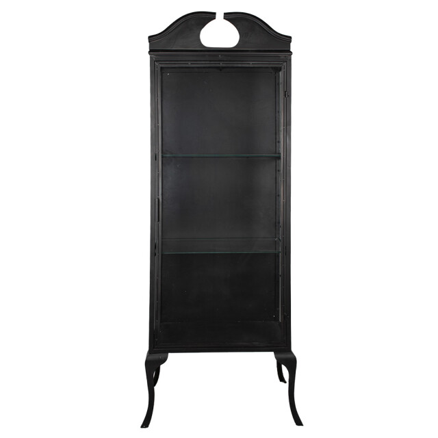 Clayre & Eef Vitrinekast 68x43x181 cm ijzer glas boekenkast 2757357 large