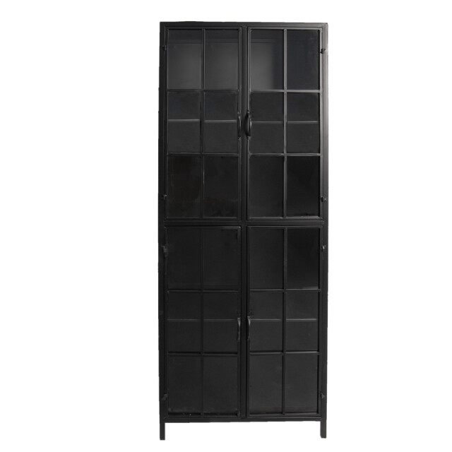 Clayre & Eef Vitrinekast 60x43x171 cm metaal glas rechthoek boekenkast 1342498 large