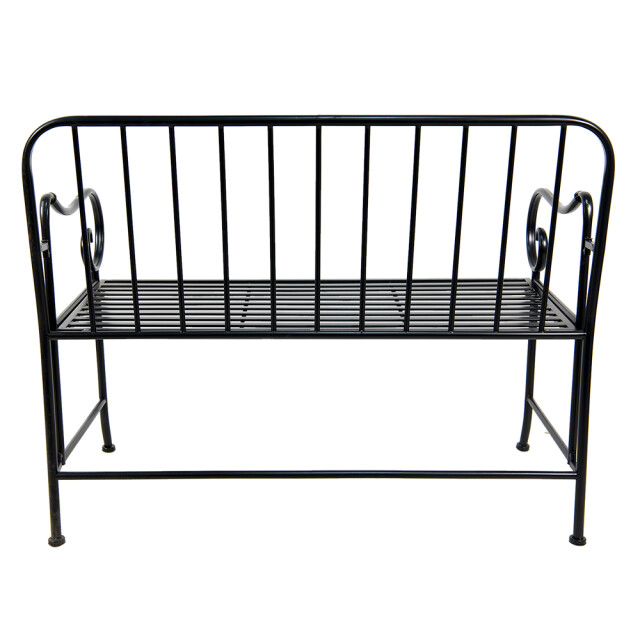 Clayre & Eef Tuinbank 104x57x83 cm ijzer bank buiten 1752776 large