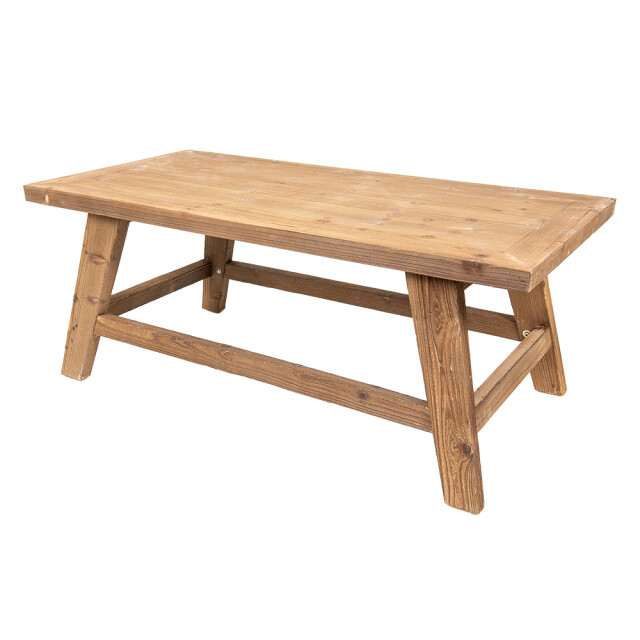Clayre & Eef Salontafel 120x60x48 cm hout bijzettafel 1999963 large