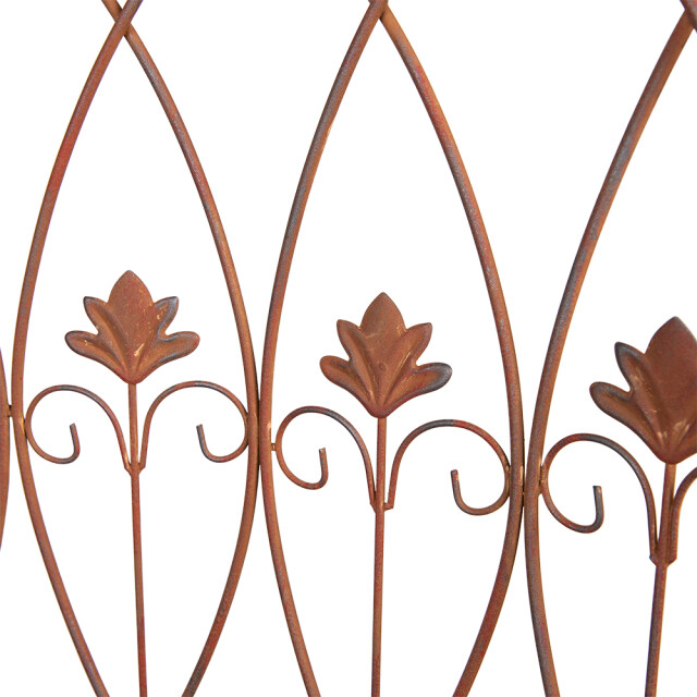 Clayre & Eef Tuinbank 119x59x208 cm ijzer bank buiten 2201600 large