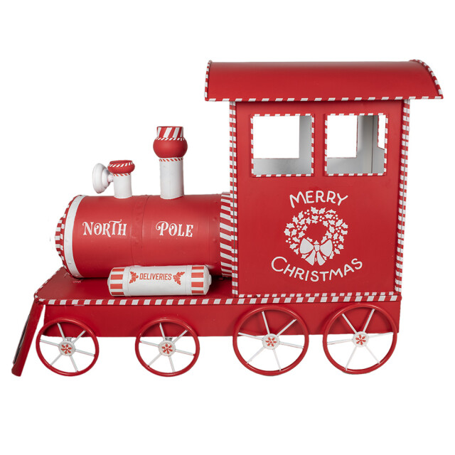 Clayre & Eef Kerstdecoratie trein 310x65x136 cm metaal 3040126 large