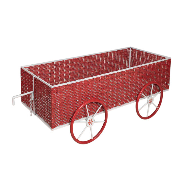 Clayre & Eef Kerstdecoratie trein 310x65x136 cm metaal 3040126 large