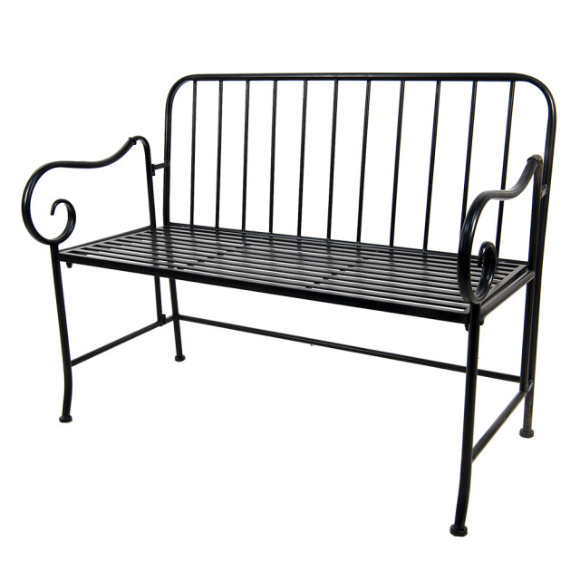 Clayre & Eef Tuinbank 104x57x83 cm ijzer bank buiten 1752776 large