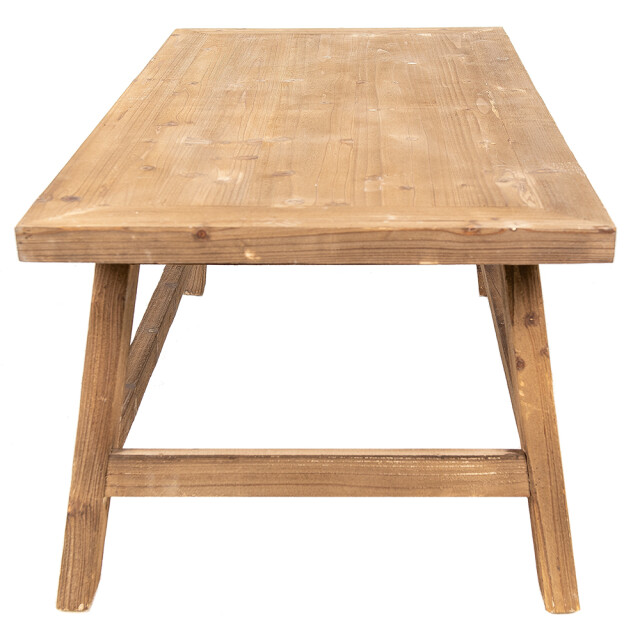 Clayre & Eef Salontafel 120x60x48 cm hout bijzettafel 1999963 large
