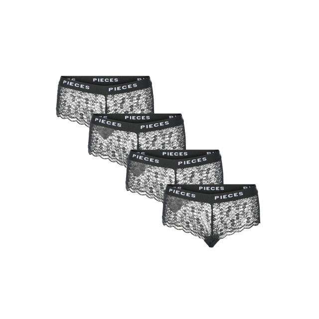 Pieces Dames hipster pclogo lace 4-pack 17158718 large