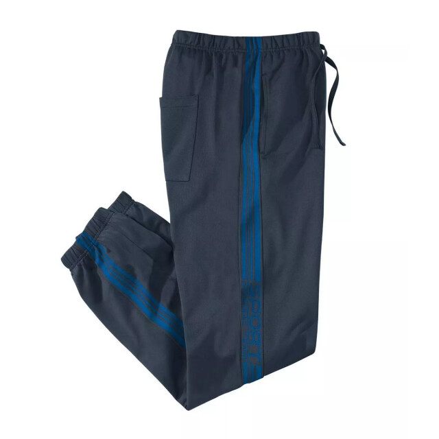 Atlas For Men Heren joggingbroek met zijstreep UTAF1639_navy large