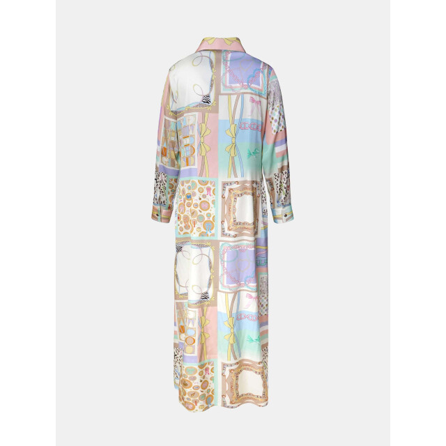 Mucho Gusto ® jurk francis bay groen blauw multipatchwork MUCHO GUSTO® Jurk Francis Bay Groen Blauw Multipatchwork large