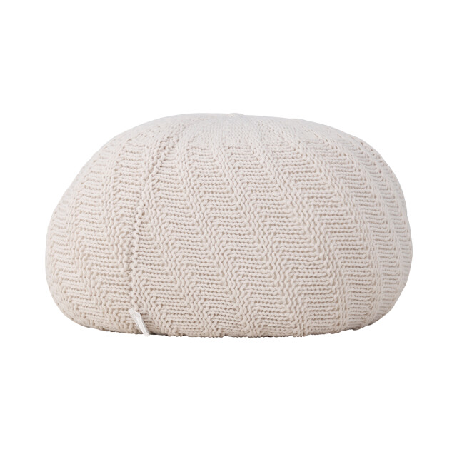 Nest living Dina ronde gebreide poef Ø 45 cm 3040253 large