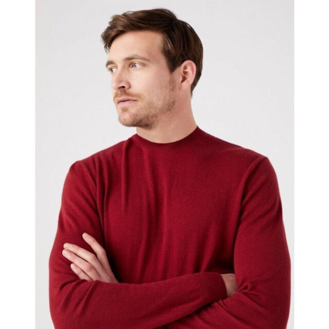 Wrangler Crewneck knit rhubarb W8A02PXRO large