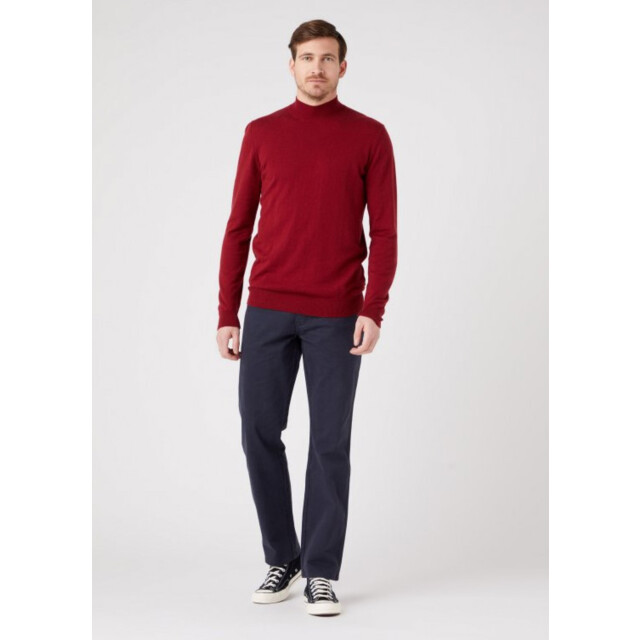 Wrangler Crewneck knit rhubarb W8A02PXRO large