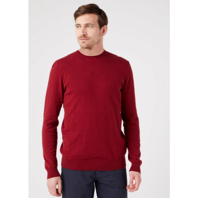 Wrangler Crewneck knit rhubarb W8A02PXRO large