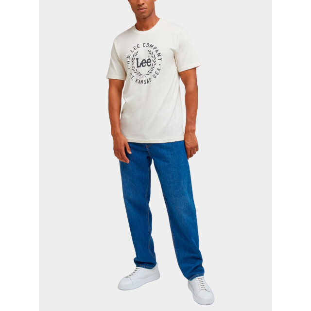 Lee Logo t-shirt ecru 112339610 large