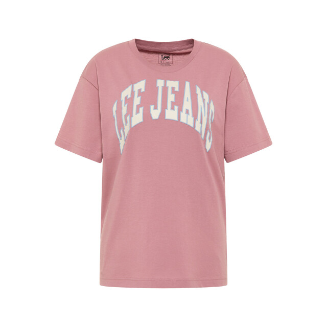 Lee Crew neck t-shirt dark mauve 112341570 large