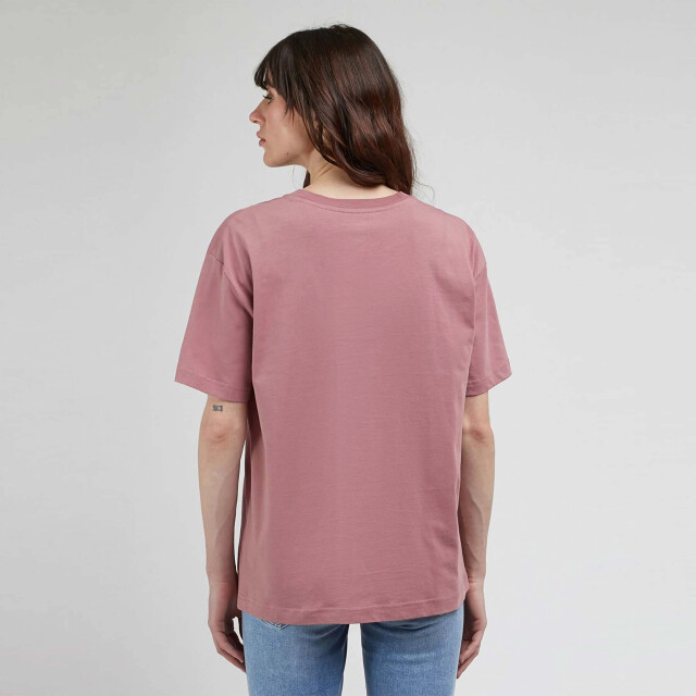 Lee Crew neck t-shirt dark mauve 112341570 large