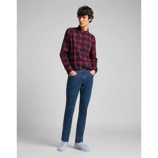 Lee Luke moto grey slim tapered L719IZHG large