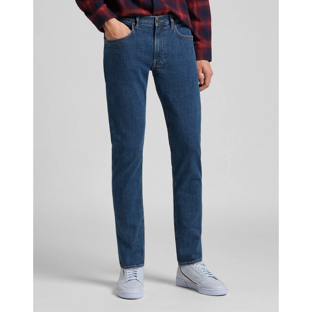 Lee Luke moto grey slim tapered L719IZHG large