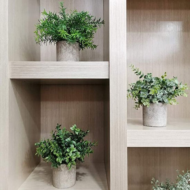 GreenDream ® kunstplanten kleine kunstplanten kamerplanten 3 stuks - 3047765 large