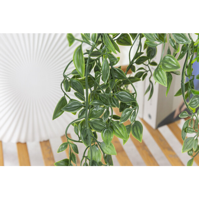 GreenDream ® 3 verschillende hangplanten kunstplanten in pot decoratief - 3047771 large