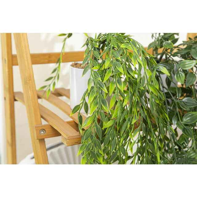 GreenDream ® 3 verschillende hangplanten kunstplanten in pot decoratief - 3047771 large