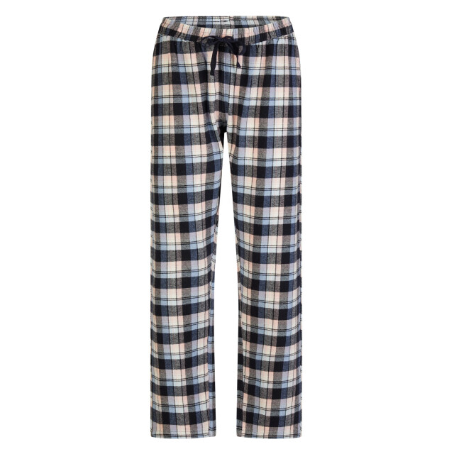 By Louise Dames pyjamabroek geruit flanel grijs/roze BL-494-423-02 large