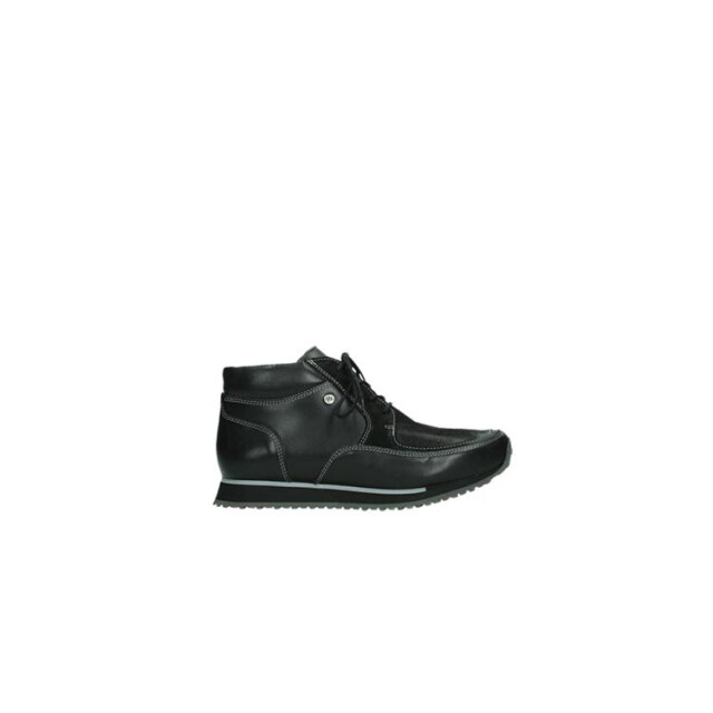 Wolky 05802 E Boot Stretch combi leather Veterschoenen Zwart 05802 E Boot Stretch combi leather large