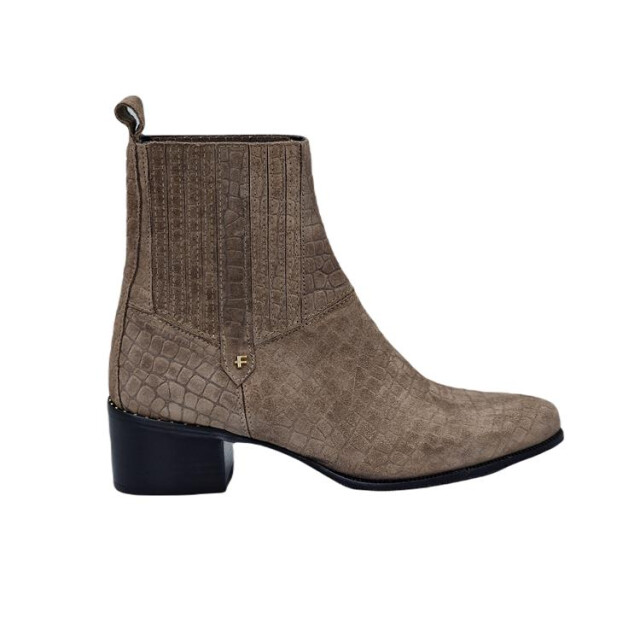 Floris van Bommel SFW-50053 Enkellaarzen Taupe SFW-50053 large