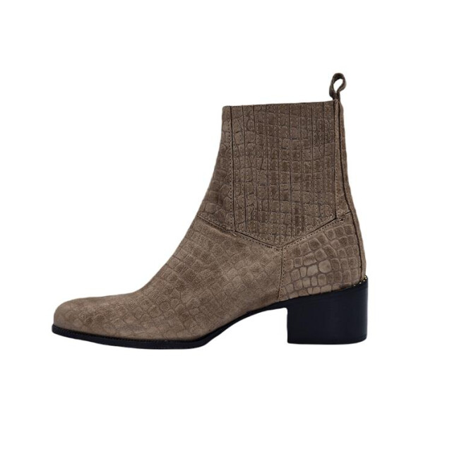 Floris van Bommel SFW-50053 Enkellaarzen Taupe SFW-50053 large