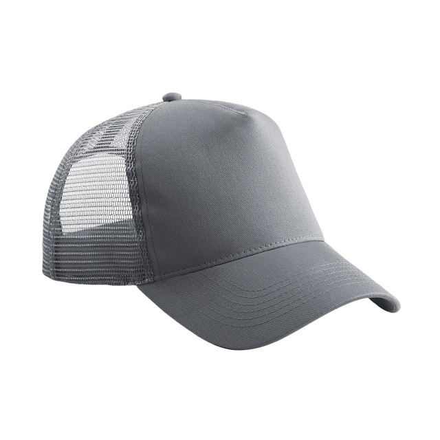 Beechfield Snapback trucker-cap voor volwassenen UTFK1457_graphitegreygraphitegrey large