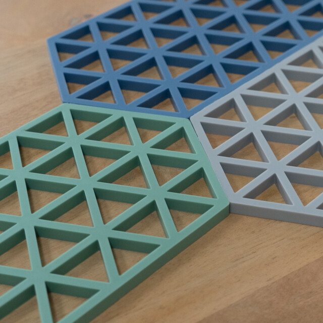 Krumble Siliconen pannenonderzetter hexagon lang - 1524360 large