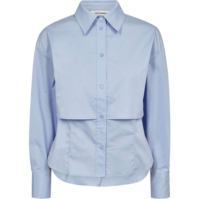 Co'Couture Sandycc double layer shirt pale blue 35675-23 large