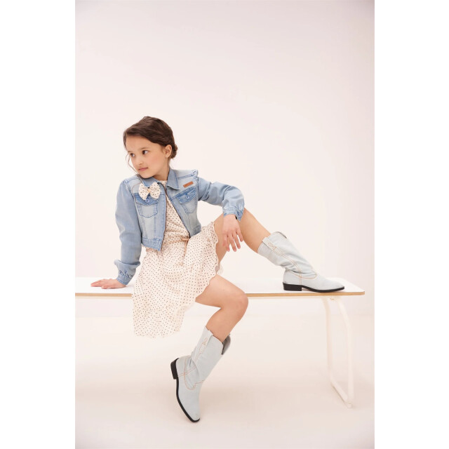 NoNo Zomer spijkerjas meisjes rits donna N412-5311-113 large