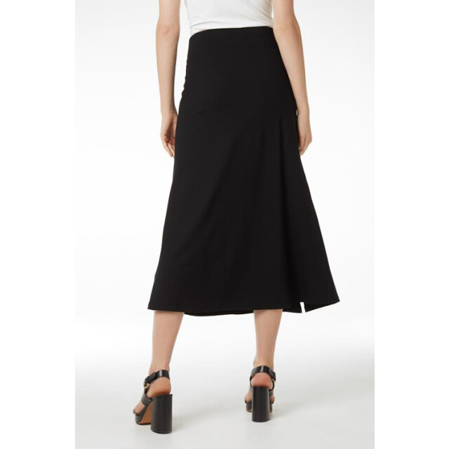 Jansen Amsterdam Sand midirok met zijsplit black 0-3-1-2-1-3-1-1-2-1-1-1-4-1-1 large