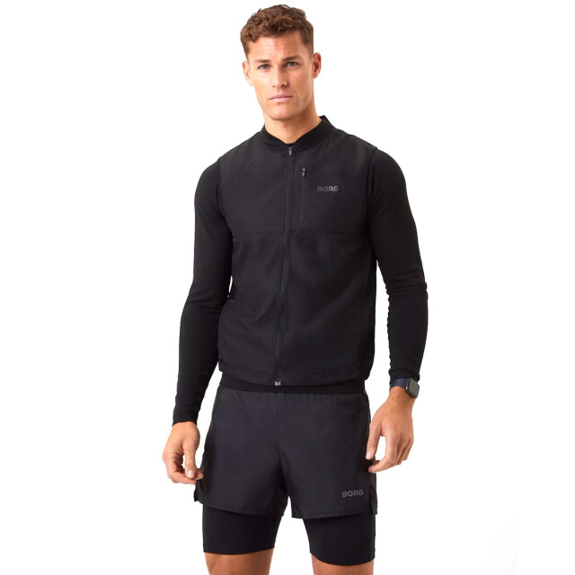 Björn Borg Heren running vest ripstop 10002333-BK001 large