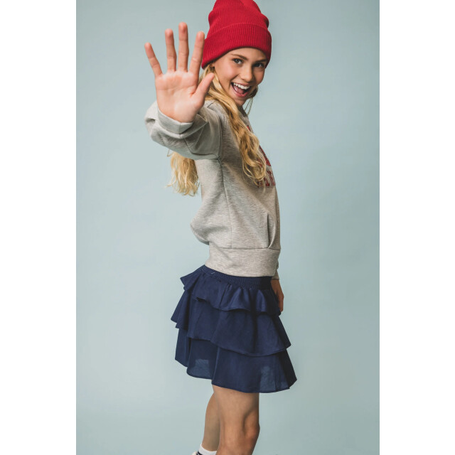 Looxs Revolution Skort woven oxford blue voor meisjes in de kleur 2501-5738-191 large