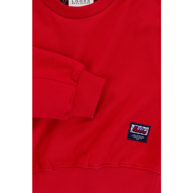 Looxs Revolution Zomer sweater meisjes terry scarlet 2501-5308-256 large