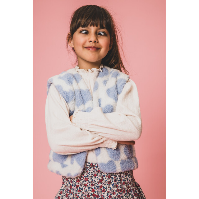Looxs Revolution Zomer gilet meisjes teddy milkshake 2501-7005-017 large
