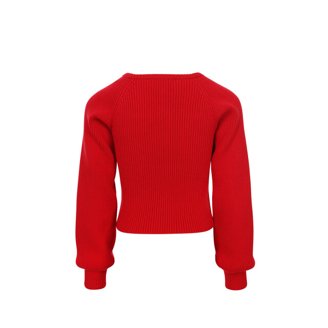 Looxs Revolution Gebreide top scarlet red voor meisjes in de kleur 2501-5309-256 large