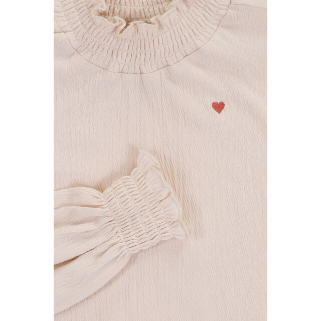Looxs Revolution Zomer top meisjes jersey fancy crinkle milkshake 2501-7414-017 large