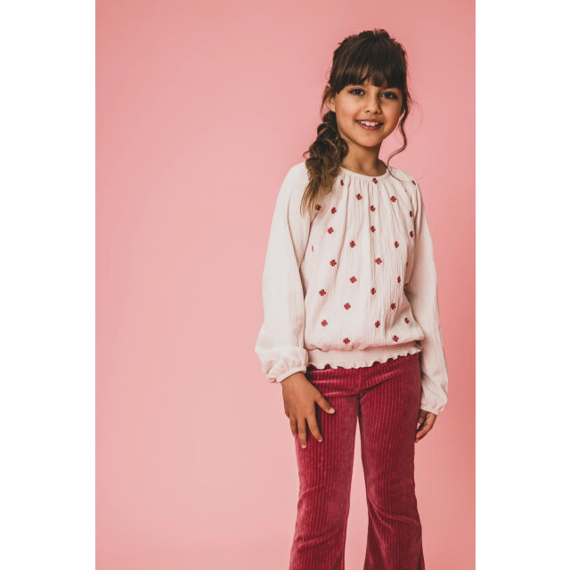 Looxs Revolution Zomer top meisjes jersey embroidery milkshake 2501-7413-017 large